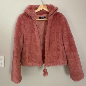 Pink Faux Fur Jacket